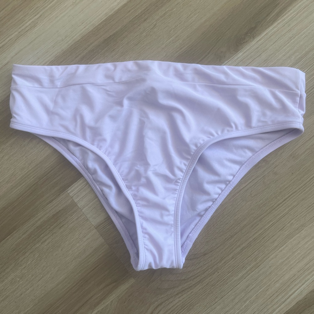 Xhilaration Lavender Purple High Waisted Bikini Bottoms Size X